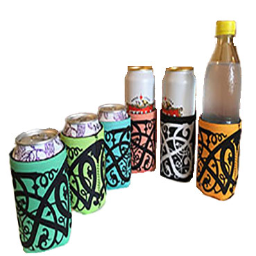 Neoprene Cancoozies for keeping beverage temperature
